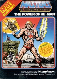 Masters of the Universe: The Power of He-Man Intellivision US box art